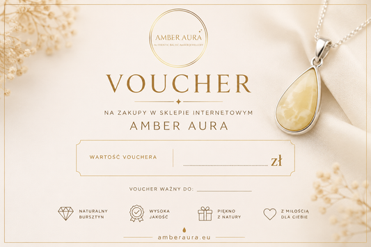 Karta Podarunkowa Amber Aura – prezent pełen blasku ✨